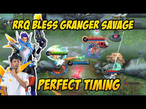 SAVAGE! RRQ Bless 100% Perfect Timing Granger Pro + Build Mobile Legends 2021