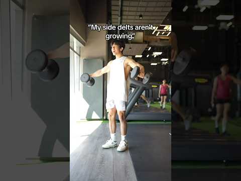 Side delts not growing on dumbbell lateral raises? DO THIS