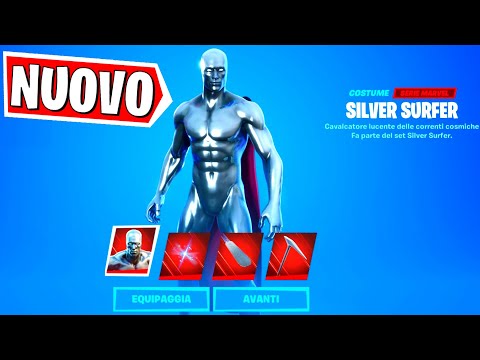 LA SKIN UFFICIALE di SILVER SURFER è ARRIVATA su FORTNITE!