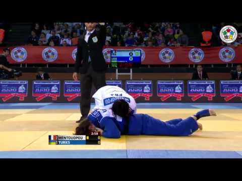 Judo Grand-Prix Samsun 2013: Geraldine MENTOUOPOU (FRA) - Victoria TURKS (UKR) Bronze [-78kg]