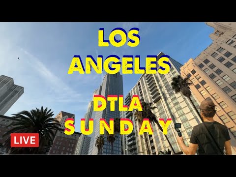 LIVE Los Angeles - Downtown LA Walk| Los Angeles Live Cam