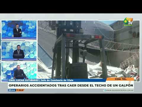 Crio Gutiérrez - Cuatro operarios crespenses lesionados en un accidente laboral en Viale