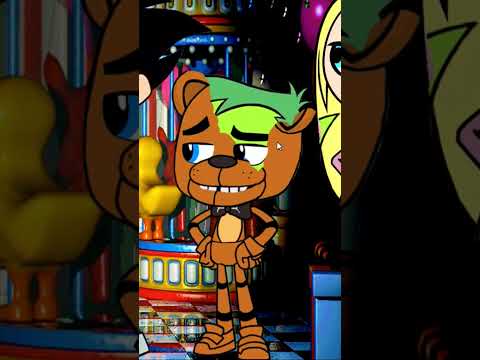 Teen Titans Go! transforms into Five Nights at Freddy's characters - SETC #fnaf #shorts