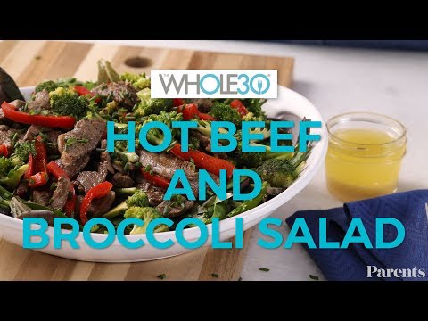 Whole 30 | Hot Beef and Broccoli Salad | Parents