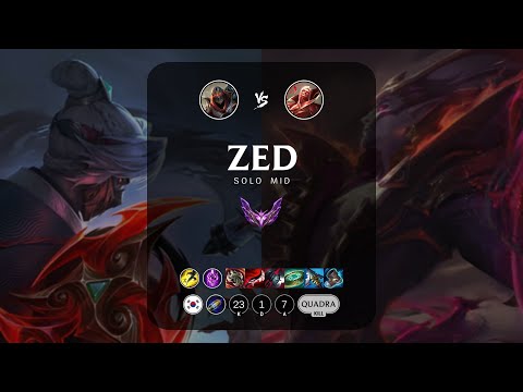 Zed Mid vs Vladimir - KR Master Patch 13.16