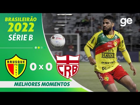 Gols e lances de Brusque x CRB