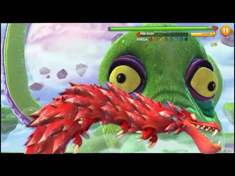 (New XXL Dragon) Rayman Serpent Seabreather Vs Giant Octopus OCTONI - HUNGRY DRAGON