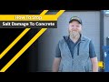 How To Stop Salt Damage To Concrete