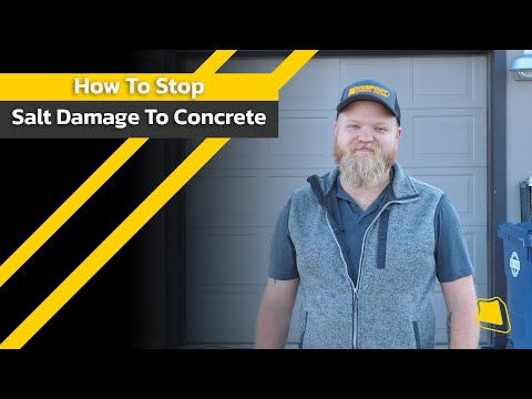 How to Stop Salt Damage to Concrete