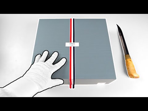 Samsung Galaxy Z Fold2 Thom Browne Edition Unboxing - $3299 Foldable Phone Box