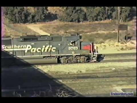 Classic Railroad Series 487 - SP at West Colton January 20, 1996