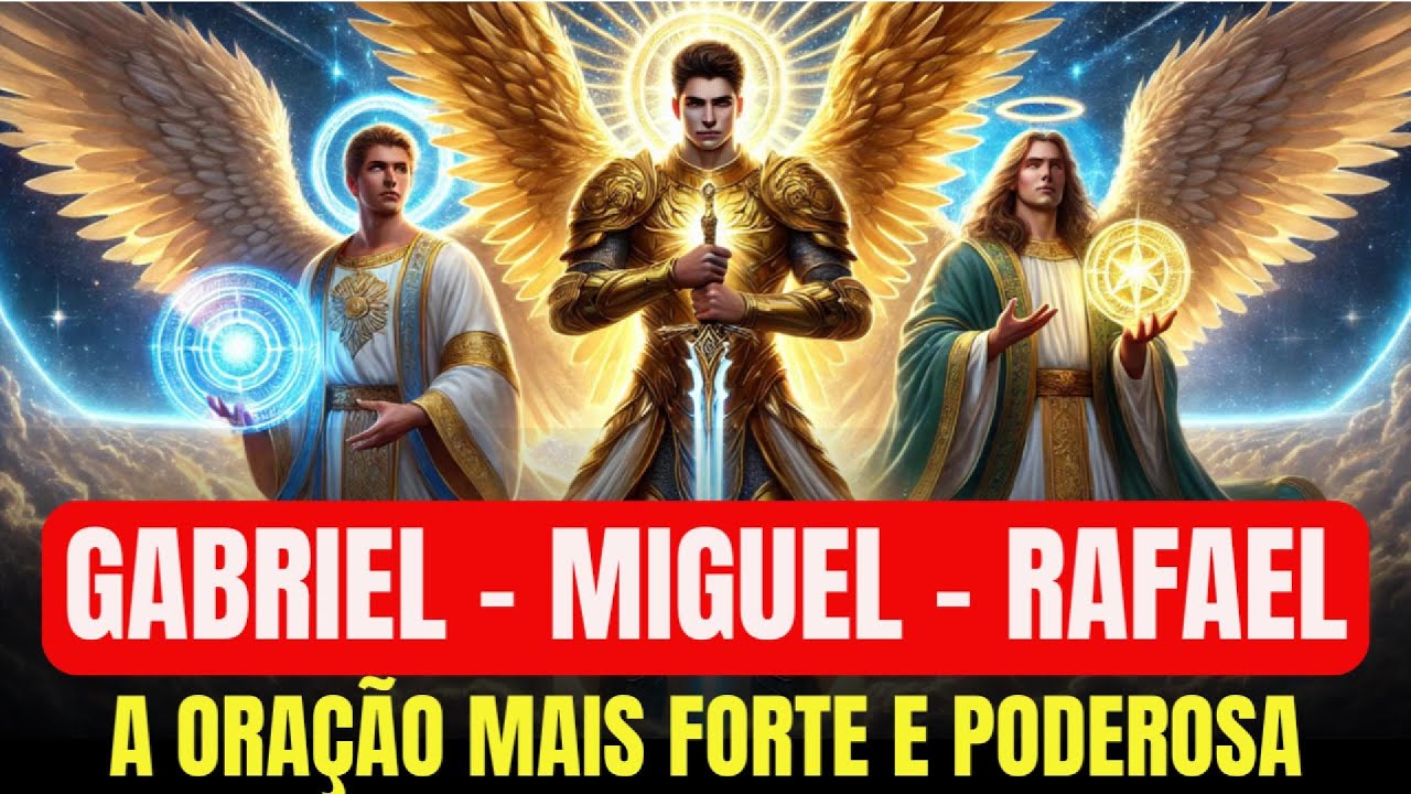 🔴 A ORAÇÃO MAIS PODEROSA AOS 3 ANJOS: SÃO MIGUEL, GABRIEL E RAFAEL PARA PROTEÇÃO E CURA