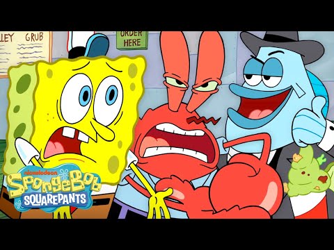 Krusty Krab Gets NEW Competition 💥 | "The Goobfather" Full Scene | SpongeBob