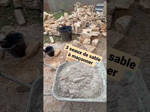 My mortar recipe for masonry stone