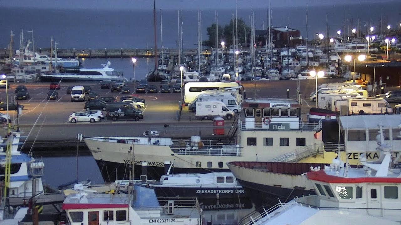 Live webcam view of Urk Fishing Harbor View