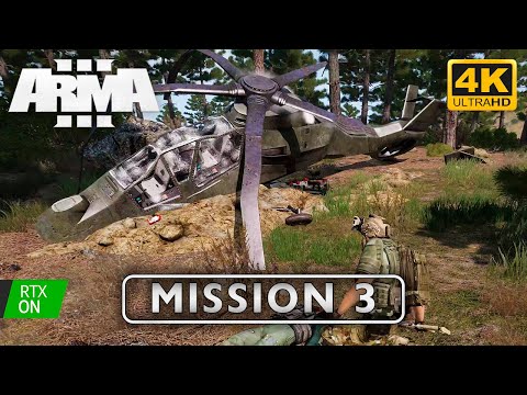〈4K〉ArmA 3 The East Wind: Blackfoot Down Campaign Walkthrough - No Commentary GamePlay