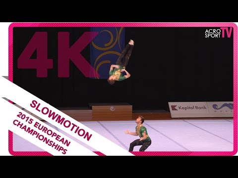 Casse, Van Gelder - Belgium - Men´s pair - Senior dynamic final - European Championship 2015