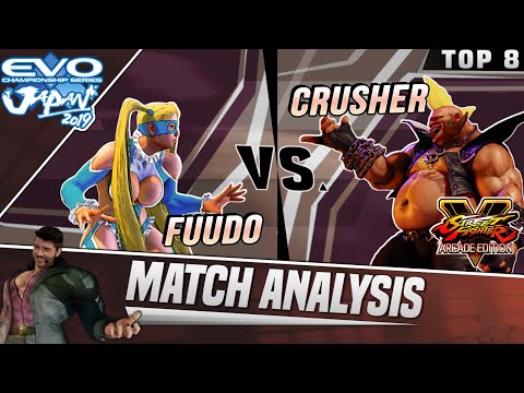 SFV AE Match Analysis: EVO Japan 2019 Top 8 - Fuudo vs. Crusher