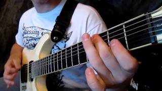 Chimaira - Needle Guitar cover / Schecter Blackjack ATX C-7
