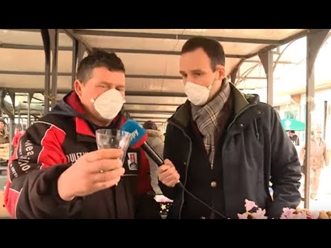 Dolas pronasao domaci lek i maske protiv koronavirusa sa pijace - DJS - (TV Happy 11.03.2020)