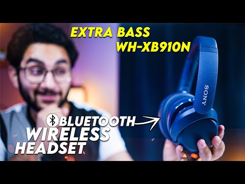 *EXTRA BASS* Sony's Premium Bluetooth Headset | WH-XB910N