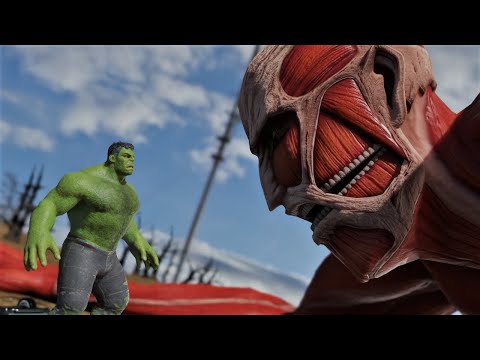 Hulk vs Titan Colossal (Epic Battle) - 3D Animated