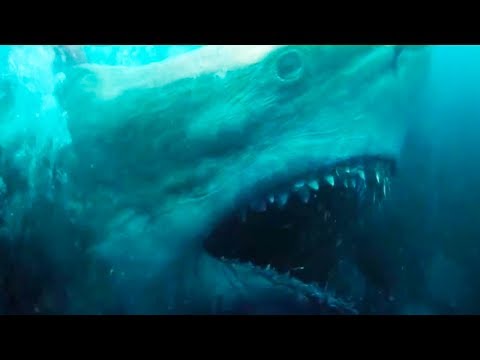 The Meg (2018) - Megalodon VS Shark Cage Scene! - Movieclip HD