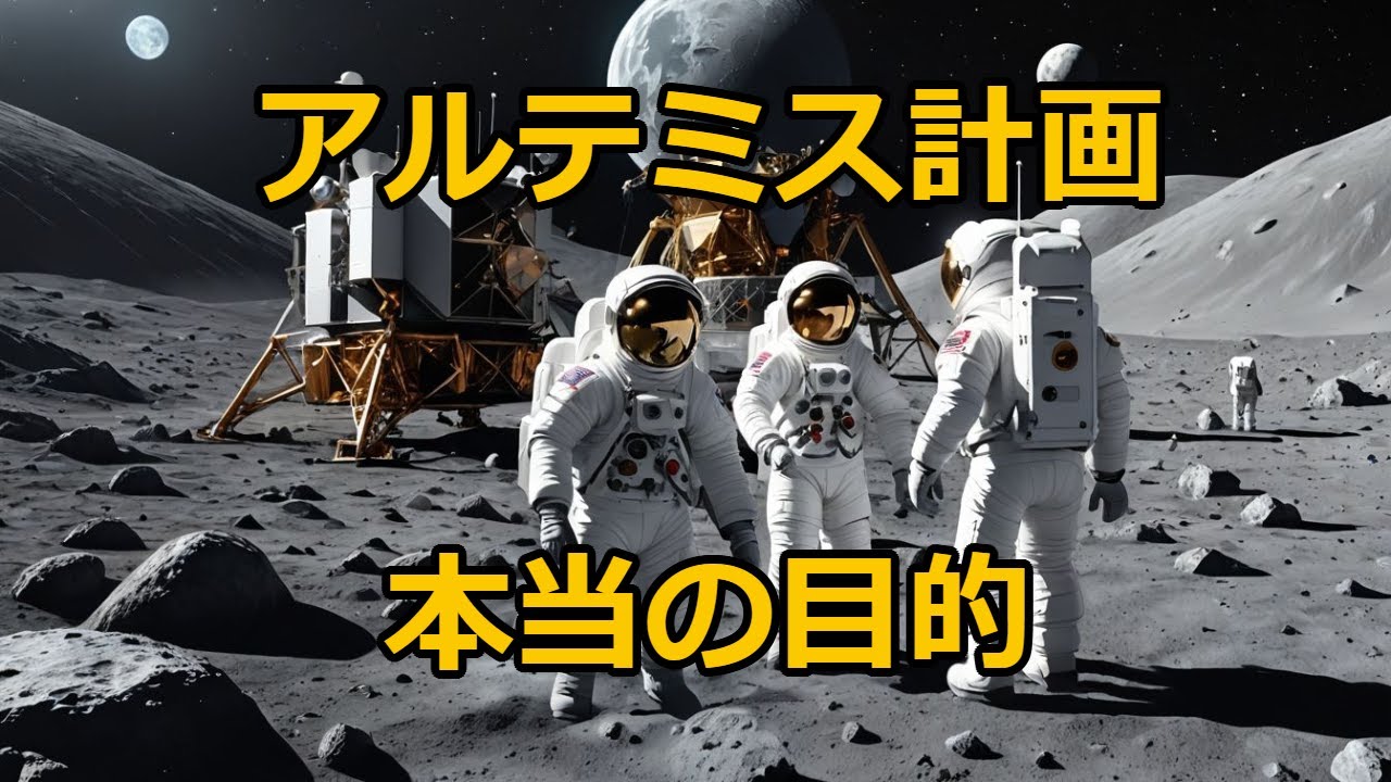 【都市伝説】】アルテミス計画の真相とは！？月面基地建設に隠された衝撃の秘密