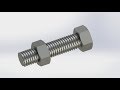 SOLIDWORKS BOLT AND NUT SOLIDWORKS BOLT AND NUT SIMULATION