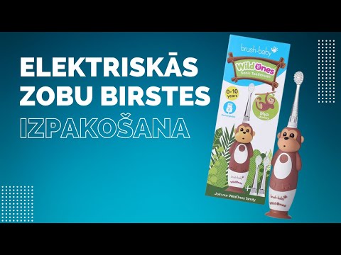 Vaikiškas elektrinis dantų šepetėlis 