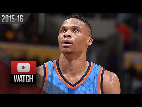 Russell Westbrook Full Highlights at Lakers (2015.12.23) - 23 Pts, 8 Ast, 8 Reb, BEAST!