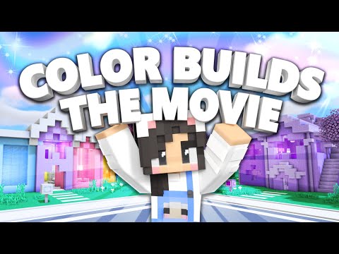 Minecraft But I Build With ONE COLOR The MOVIE! (All Episodes)