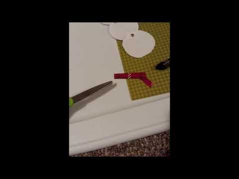 Snowman Bookmark Project