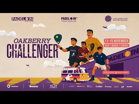 OAKBERRY  CHALLENGER  - PADEL 🎾 IN TOUR 2025-26 -  CENTRAL COURT