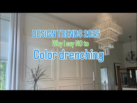 Why I say “No” to the new design trend of color drenching a room