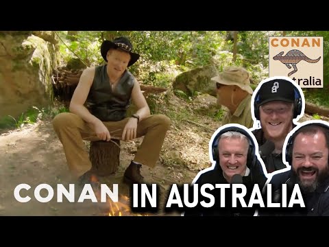 Conan Learns How To Survive In The Australian Bush REACTION | OFFICE BLOKES REACT!!
