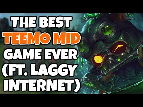 The Best Teemo Mid game you will ever see, but my internet was dropping so some frames are missing.