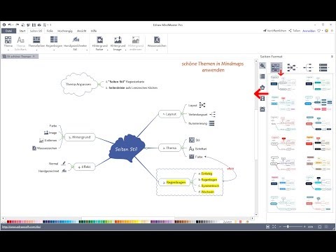 MindMaster Tutorial - 30 schöne Themen anwenden