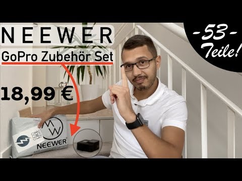 NEEWER GoPro Zubehör Set | 53 in 1 Koffer | Unboxing | Review & Erster Eindruck Deutsch