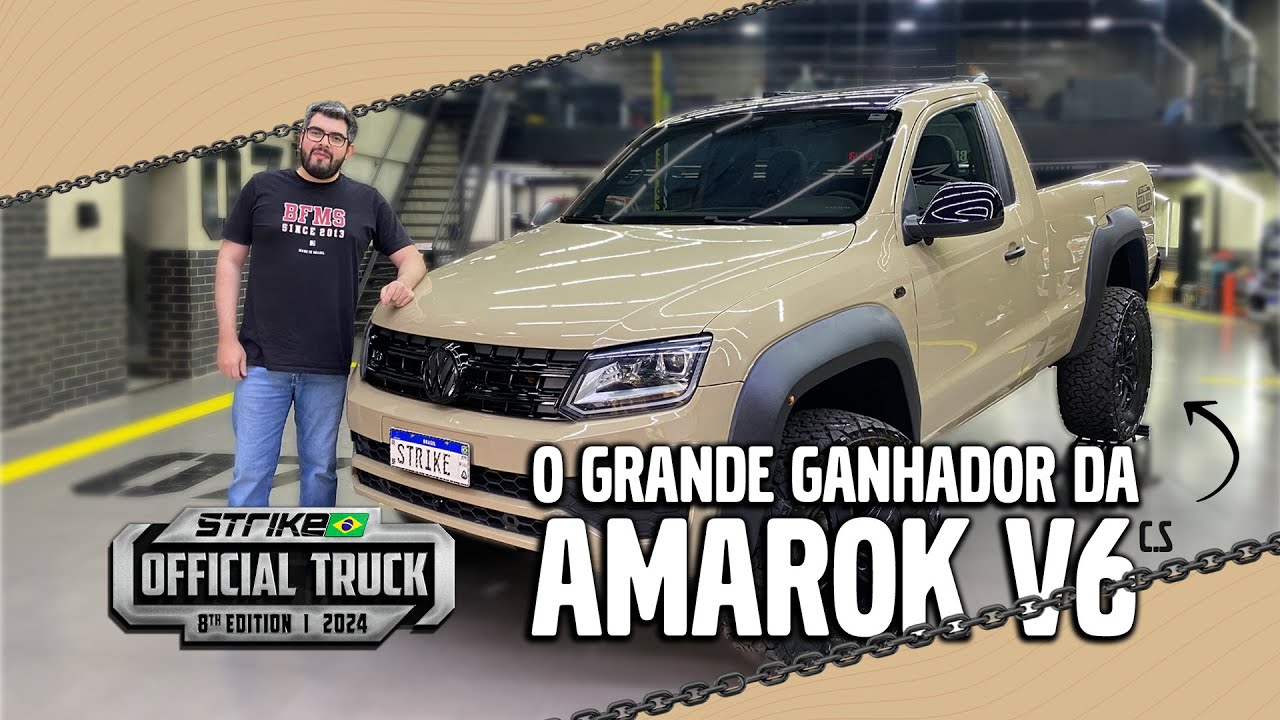 Resultado do Sorteio do 8th Strike Brasil Official Truck - VW Amarok V6 C.S BEGE