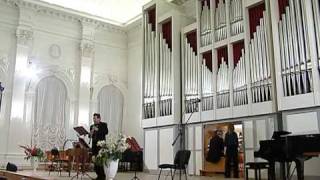 preview picture of video 'V.Sclyarenko-A.Breukhoven.A. Marcello.Concerto for oboe.Saratov Organ festival-2010'