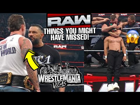 ROMAN REIGNS CHOOSES CM PUNK! GUNTHER GOES TO FAR! BRON BREAKKER SNAPS! WWE RAW