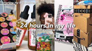 ENTREPRENEUR ep1: starting a small business| product photos, launch preparation , website, inventory