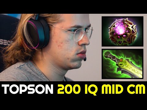 TOPSON 200 IQ MID Crystal Maiden with First Item Octarine Core 7.32d Dota 2
