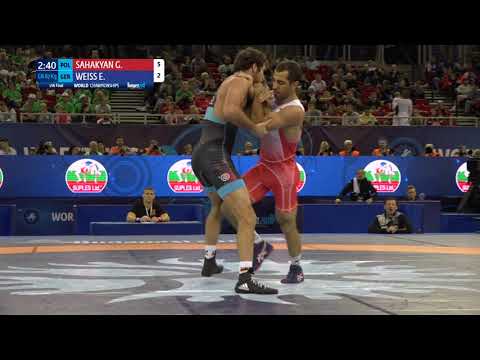 1/16 GR - 67 kg: G. SAHAKYAN (POL) v. E. WEISS (GER)