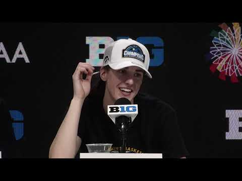 Iowa's Hannah Stuelke and Caitlin Clark: Big Ten Champs Postgame Press Conference | 3.10.24
