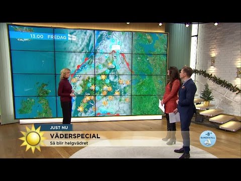 Så blir helgvädret - här tittar solen fram - Nyhetsmorgon (TV4)