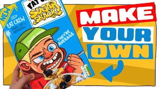 I made my own cereal box!