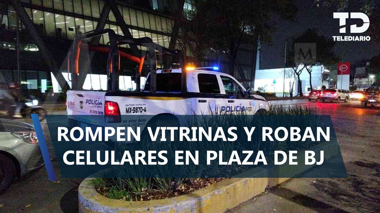 Hombres roban celulares de tienda departamental en Plaza Metrópoli Patriotismo, CdMx