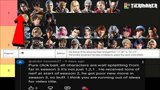 "How is Dragunov an SSS Tier Character , He Received no buffs at All"